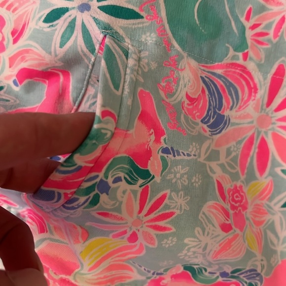 Lilly Pulitzer girls mini Killian popover in mary‘s wish print size XL (12-14) - Picture 4 of 6